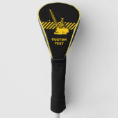 Bouwkraan Golfheadcover (Voorkant)