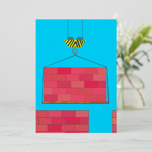 Bouwkraan Hefbakstenen muur Kaart