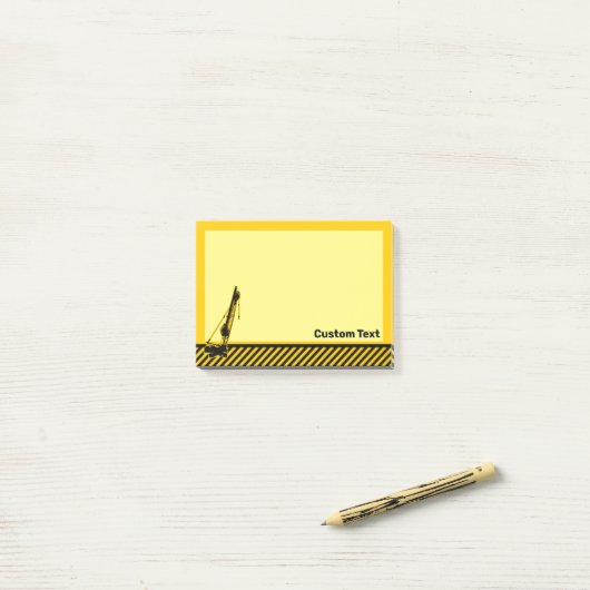 Bouwkraan Post-it® Notes (Op bureau)