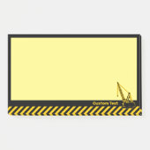 Bouwkraan Post-it® Notes (Voorkant)