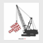 Bouwkraan Sticker (Vel)