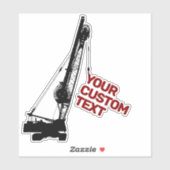 Bouwkraan Sticker (Vel)