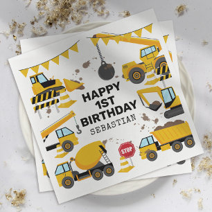 Bouwkunde Kinderen Verjaardagsfeestje Servet