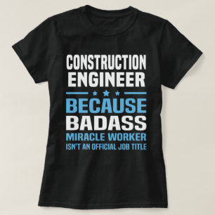 bouwkundig ingenieur t-shirt