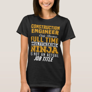 bouwkundig ingenieur t-shirt