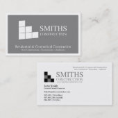 Bouwmachines Visitekaartje (Voorkant / Achterkant)