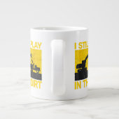  bouwmachines zwaar werk grappig fo extra grote beker (Achterkant)