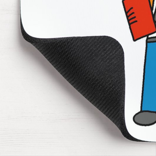 Bouwman op Cellphone Mousepad Muismat (Hoek)