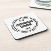 Bouwmanager Bier Onderzetter (Linkerzijde)