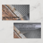 Bouwmateriaal Visitekaartje (Voorkant / Achterkant)