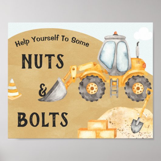 Bouwnijverheid 1e verjaardag van het Teken van de Poster (Voorkant)