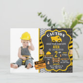 Bouwnijverheid | Dump Truck | Foto Kaart (Staand voorkant)