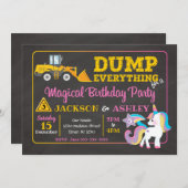 Bouwnijverheid en gezamenlijke uitnodiging van Uni (Voorkant / Achterkant)