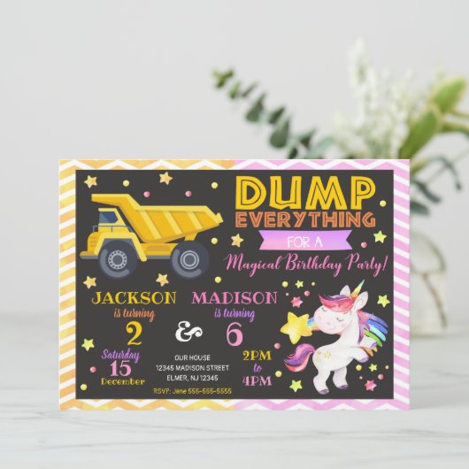 Bouwnijverheid en gezamenlijke uitnodiging van Uni (Staand voorkant)