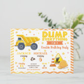 Bouwnijverheid gezamenlijke uitnodiging op zondag (Staand voorkant)