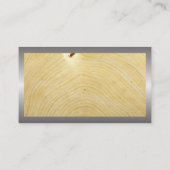 Bouwnijverheid | Houtkorrels Achtergrond Visitekaartje (Achterkant)
