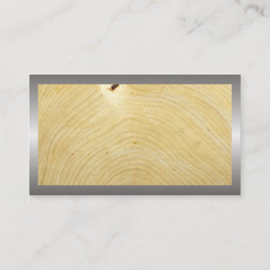 Bouwnijverheid | Houtkorrels Achtergrond Visitekaartje (Achterkant)