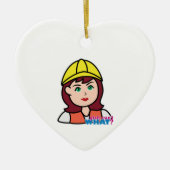 Bouwnijverheid Keramisch Ornament (Voorkant)