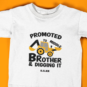 Bouwnijverheid Midden Brother Digging it Kind Kinder Shirts