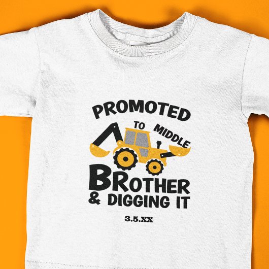 Bouwnijverheid Midden Brother Digging it Kind Kinder Shirts