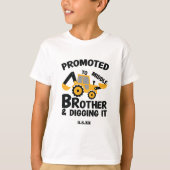 Bouwnijverheid Midden Brother Digging it Kind T-shirt (Voorkant)
