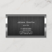 Bouwnijverheid - Monogram hout - Professional Visitekaartje (Achterkant)