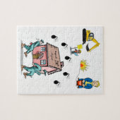 Bouwnijverheid Puzzle Legpuzzel (Horizontaal)