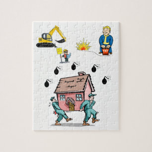 Bouwnijverheid Puzzle Legpuzzel