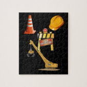 Bouwnijverheid Puzzle Legpuzzel (Verticaal)