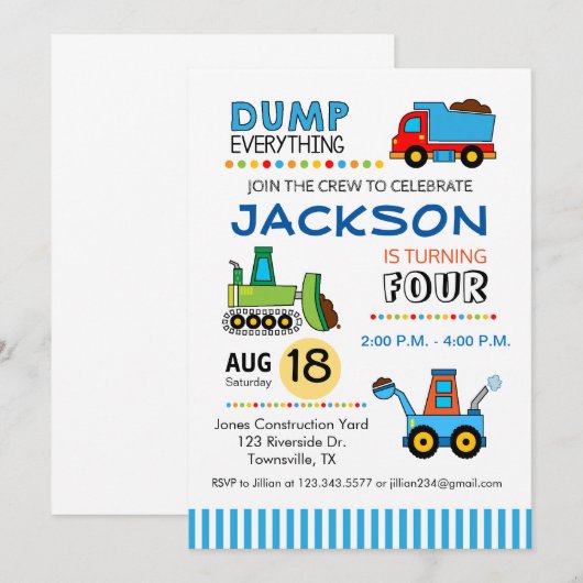 Bouwnijverheid Vragendag - uitnodiging (Voorkant / Achterkant)