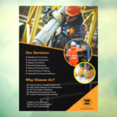 Bouwonderneming Aangepaste Ramensticker Raamsticker (Vel 3)
