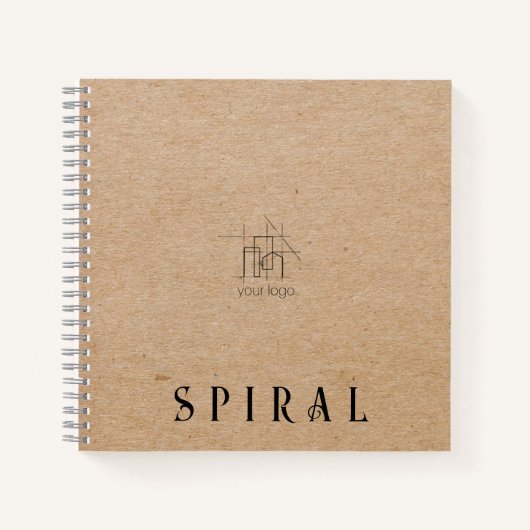 Bouwonderneming Kraft Papier Notitieboek (Voorkant)