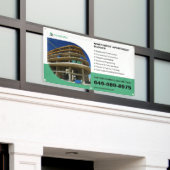 Bouwondernemingsinfo-banner Spandoek (Buitenkant Gebouw)
