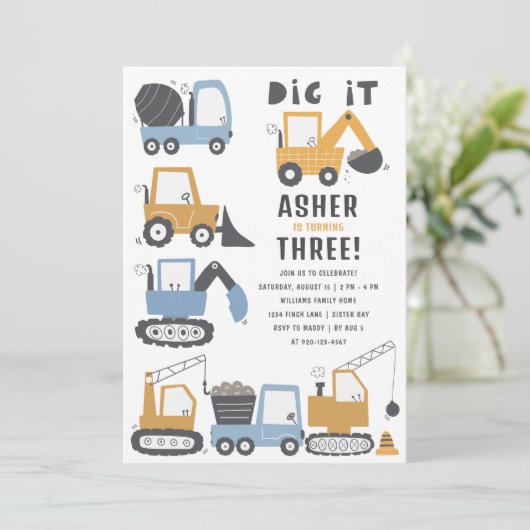 Bouwpakket Verjaardagsfeestje Kaart (Staand voorkant)