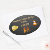 Bouwpartij Dank u Sticker (Envelop)