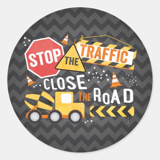 Bouwpartij voor Label sticker zegeletiket (Voorkant)