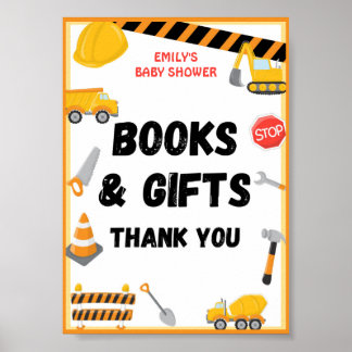 Bouwpartijteken, geboortedag, Baby shower Poster