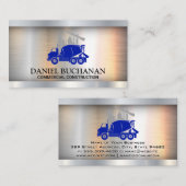 Bouwplaats en voertuig visitekaartje (Voorkant / Achterkant)