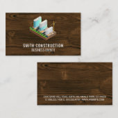 Bouwplaats | Home Reparatie Gereedschap Visitekaar Visitekaartje (Voorkant / Achterkant)