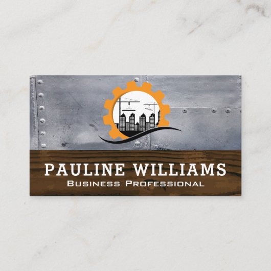 Bouwplaats | Promotor | Architect Visitekaartje (Voorkant)
