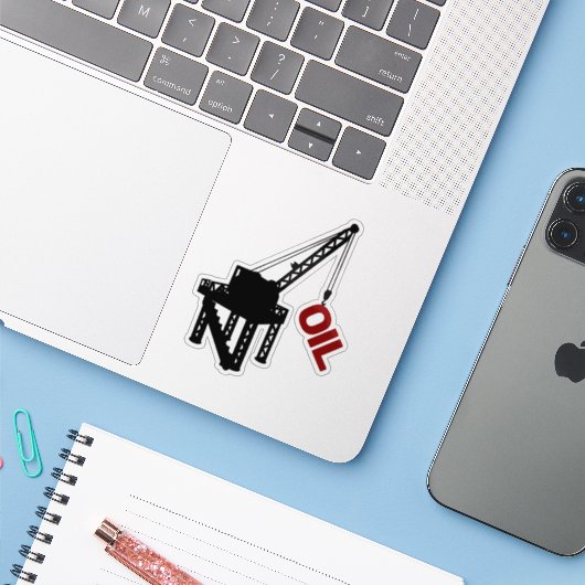 Bouwplatform Sticker (Laptop met iPhone)