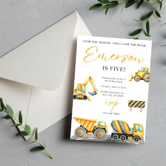 Bouwpromotie Verjaardagsfeestje Bedankkaart