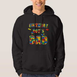 Bouwsteen Papa Van De Verjaardagsjongen Hoodie