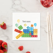 bouwstenen, blok, speelsteen servet (Insitu)