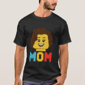 Bouwstenen blokken Moeder Master Builder Matching T-shirt (Voorkant)
