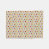 bouwstenen fleece deken (Voorkant (Horizontaal))