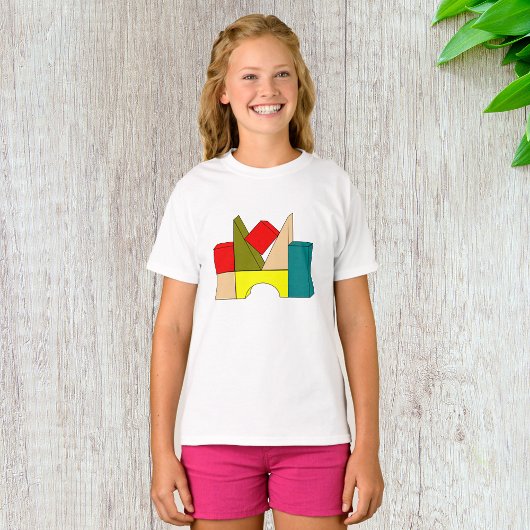 Bouwstenen Meisjes T-shirt