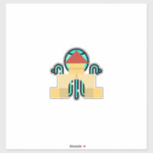 bouwstenen sticker (Vel)