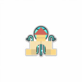 bouwstenen sticker (Voorkant)