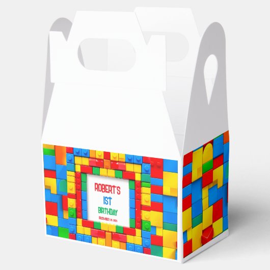 Bouwstenen VERJAARDAG Bedankdoosjes (Geopend)